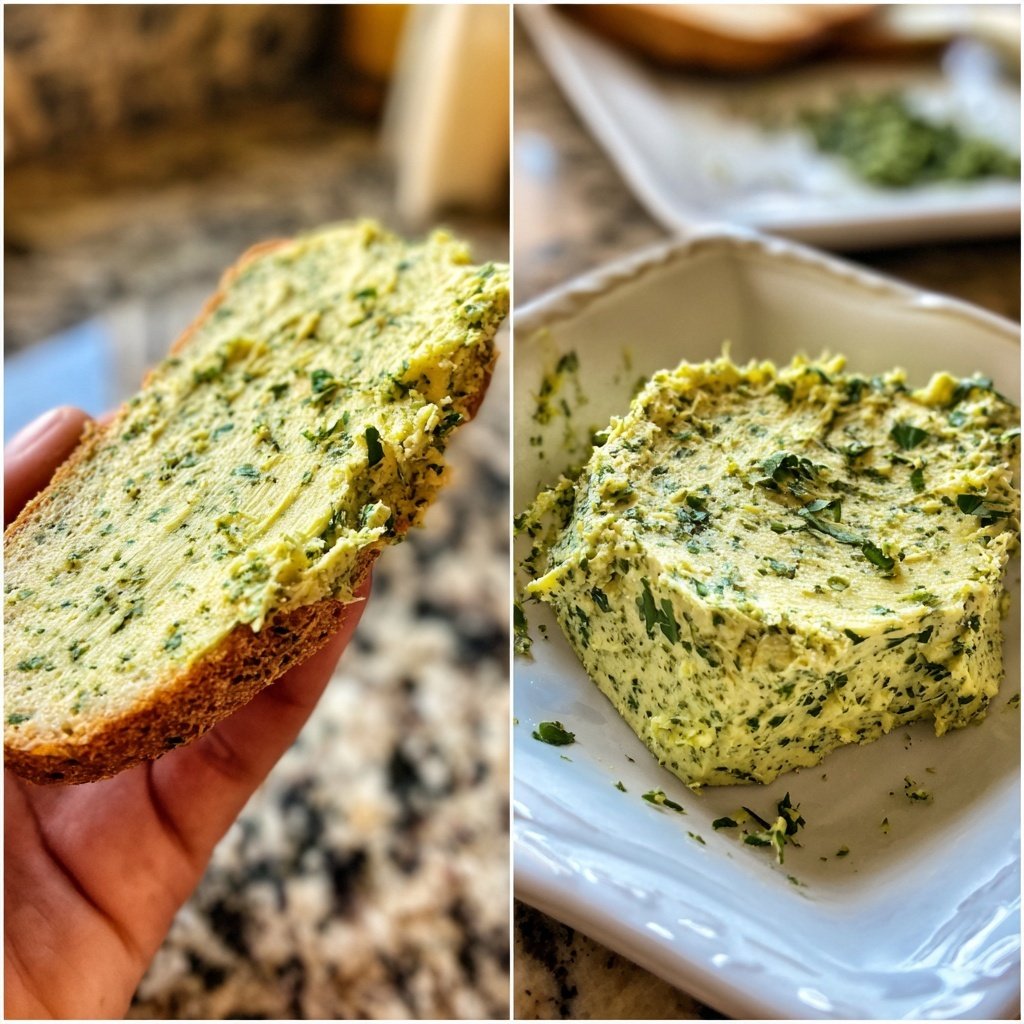 Kräuterbutter Mit Basilikum Und Zitrone