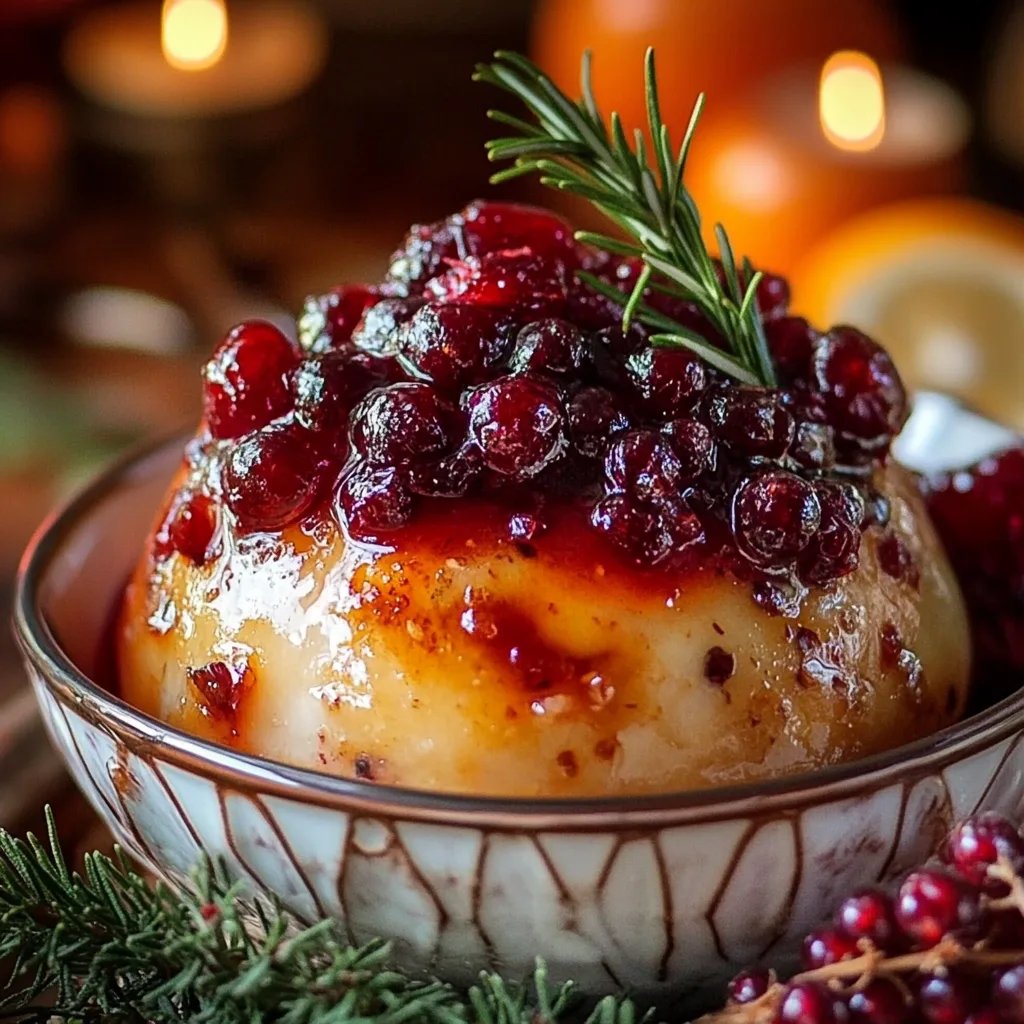 Cranberry-Chutney mit Orange und Ingwer