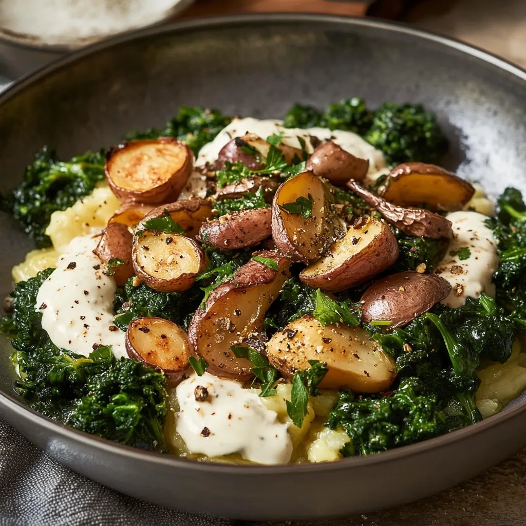 Würziges Soulfood: aromatische Grünkohlpfanne!