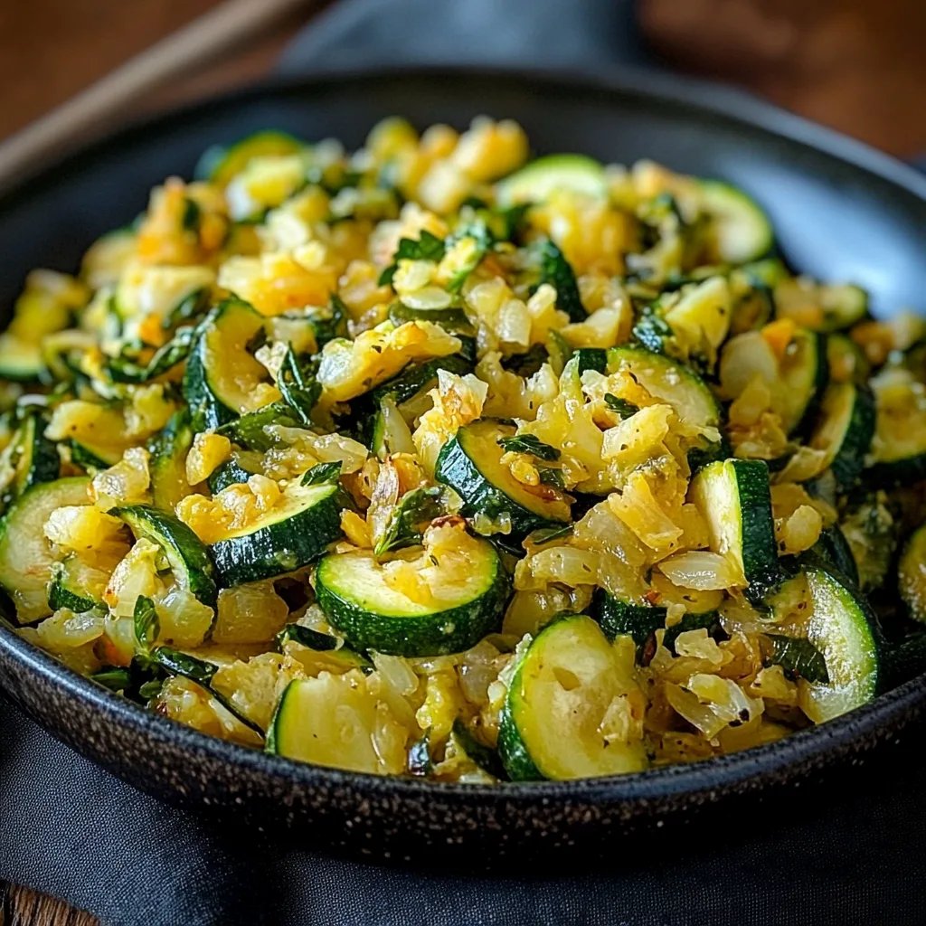 Zucchini-Reis-Pfanne