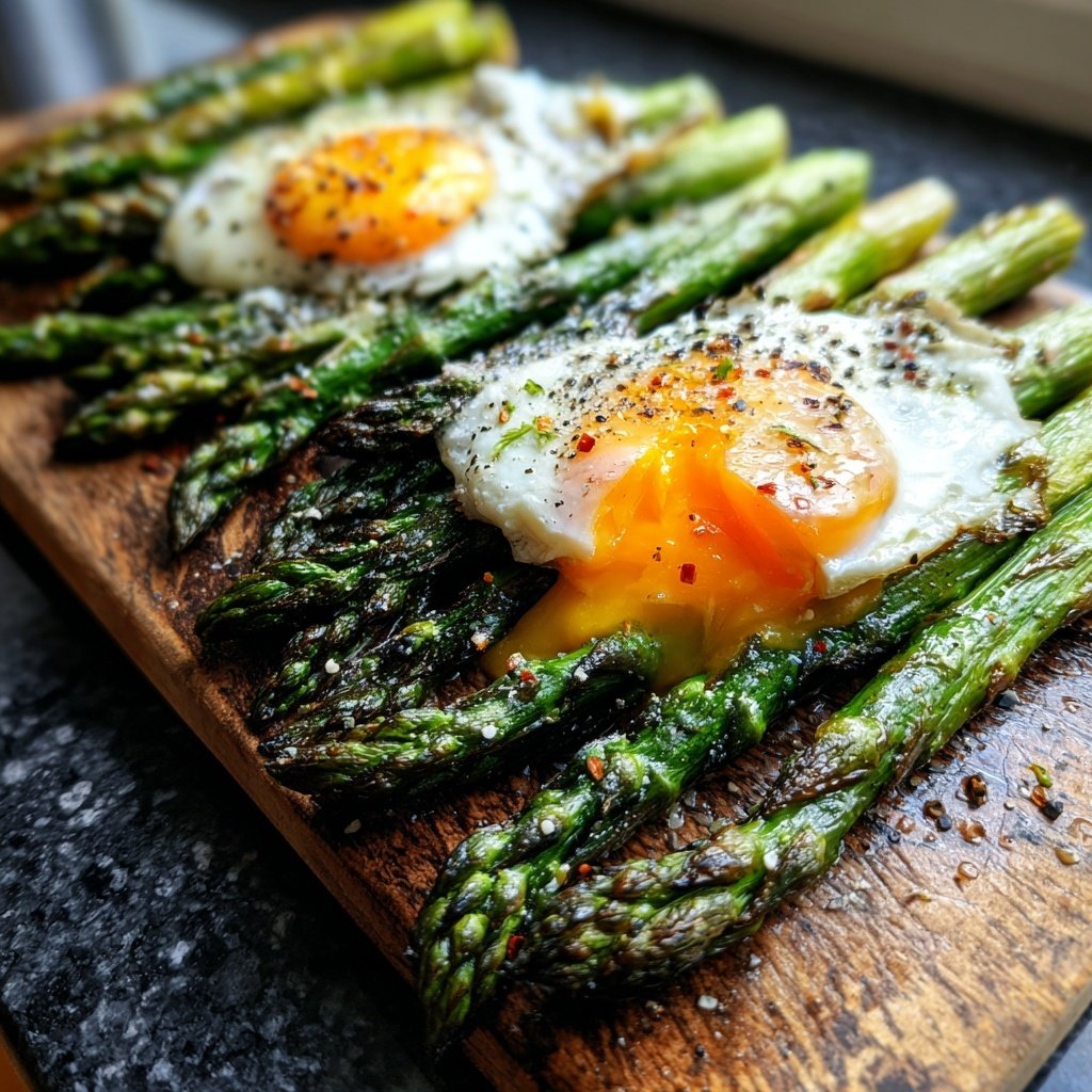 Grüner Spargel Mit Ei