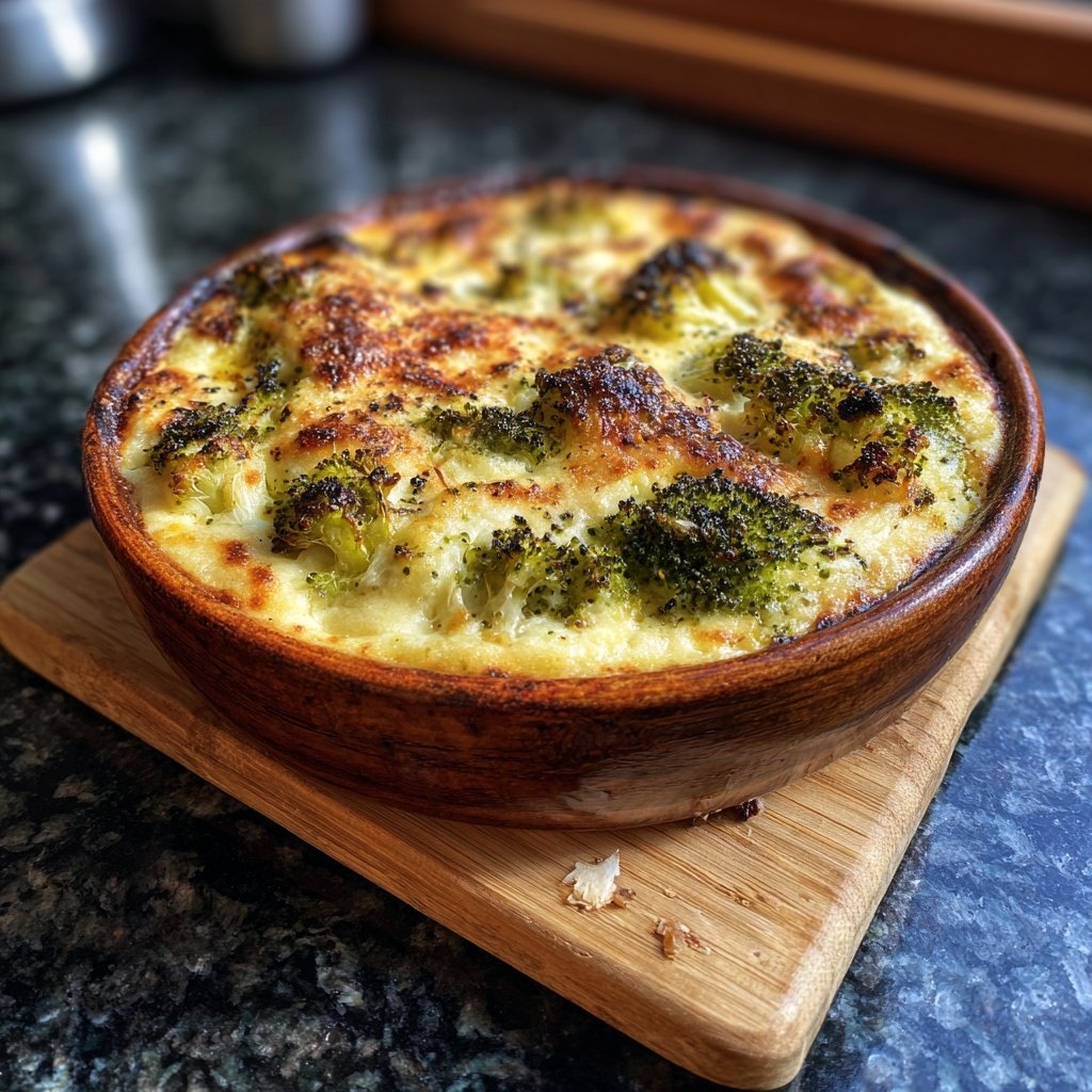 Brokkoli Ricotta Auflauf Mit Muskat