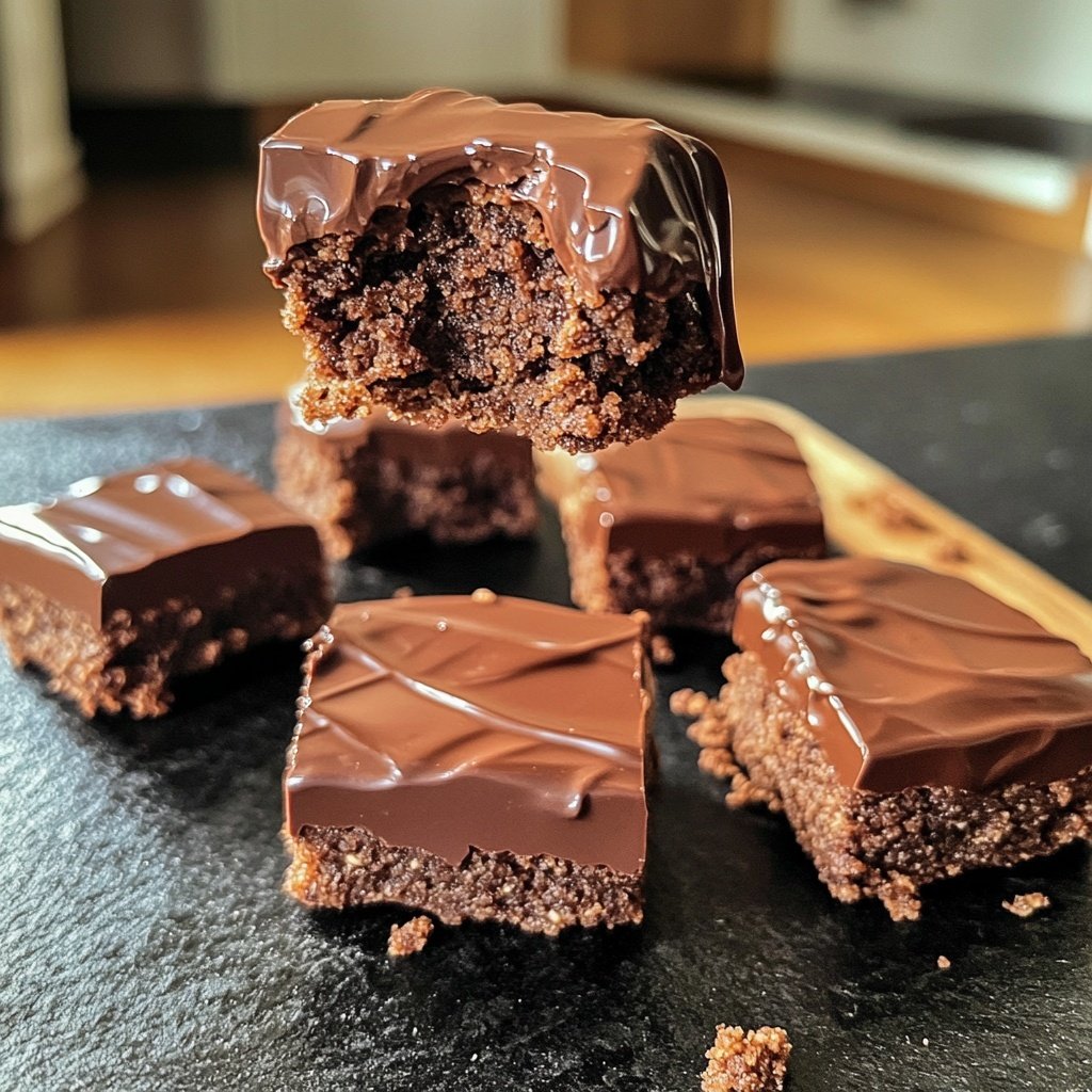 Einfache No-Bake Protein-Bites mit Brownie-Geschmack