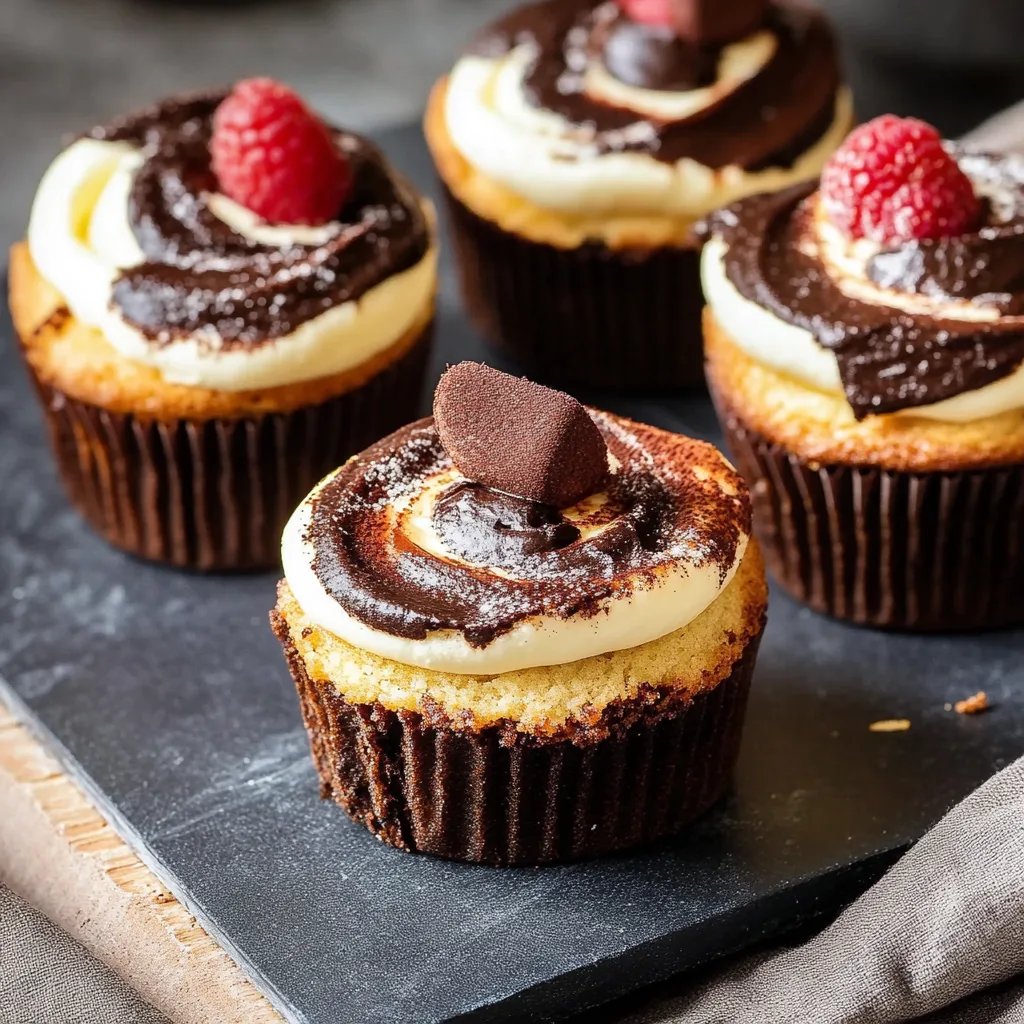 Marmormuffins mit Joghurt