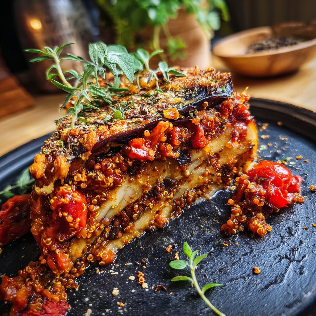 Auberginen mediterran gefüllt