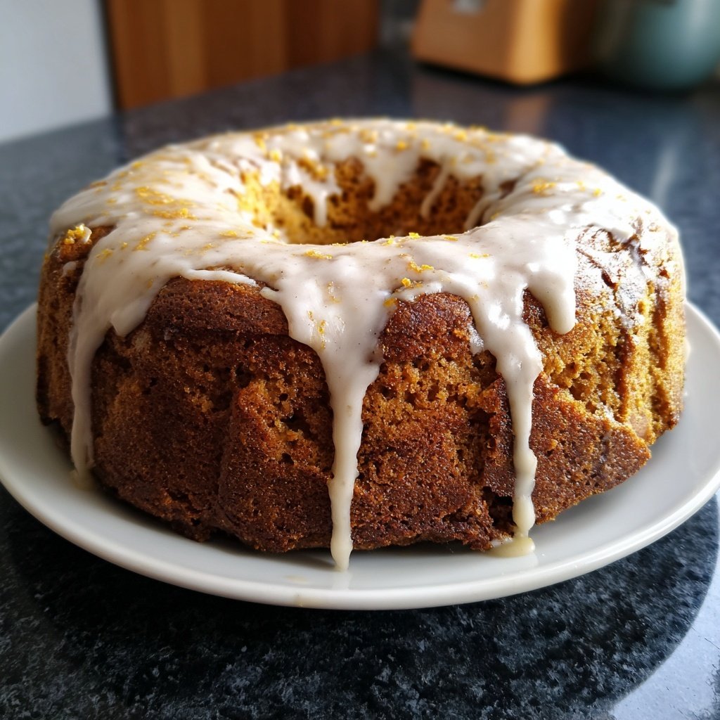 Karottenkuchen Mit Zimt Glasur