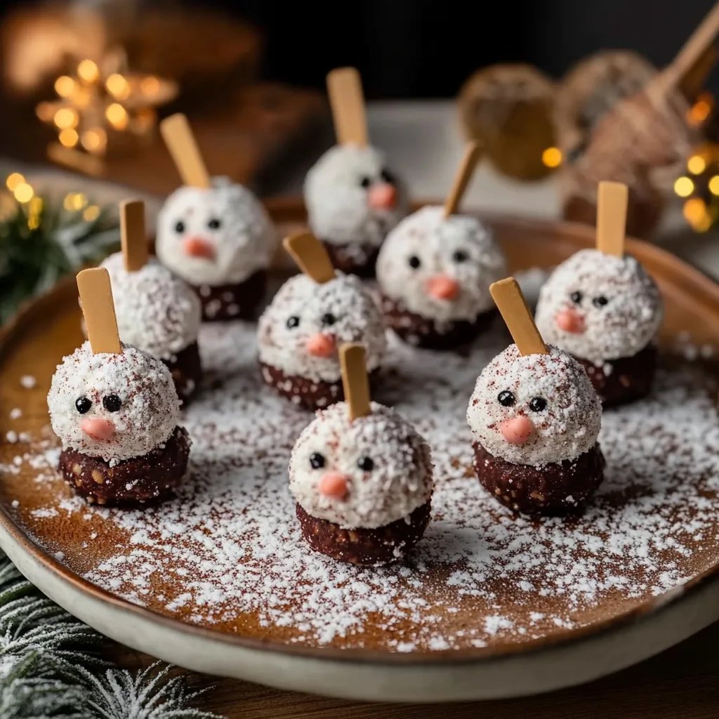 Cuteness Snowmen Truffles