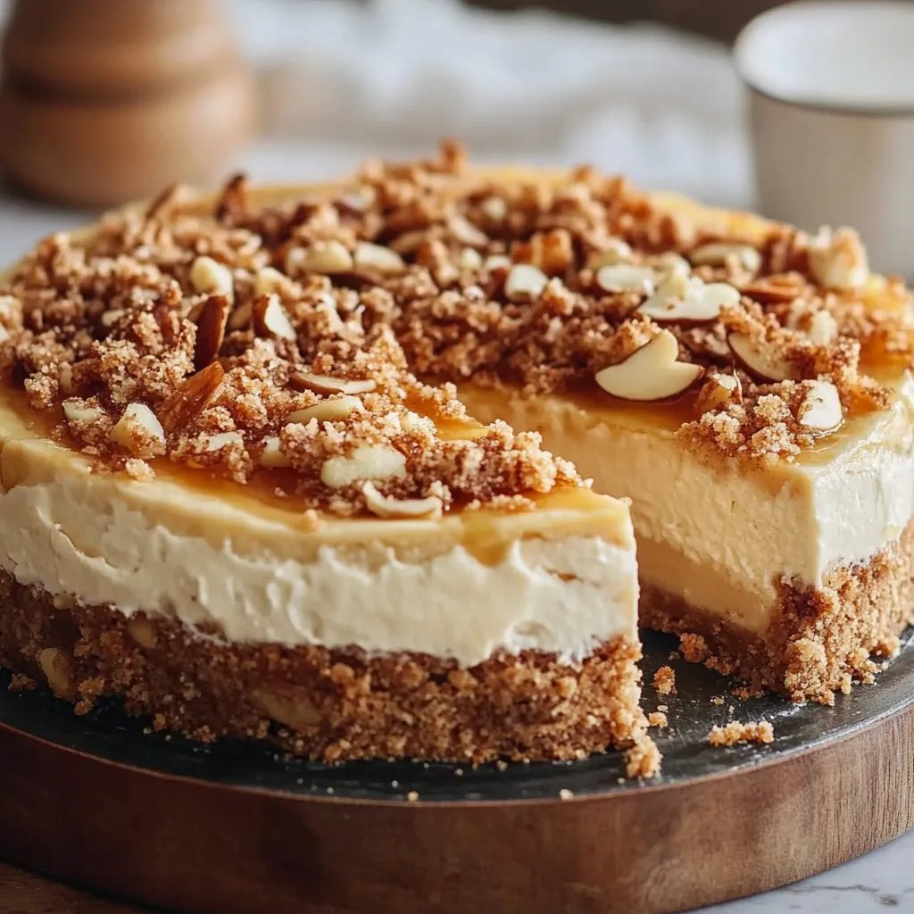 Apple Crumble Cheesecake