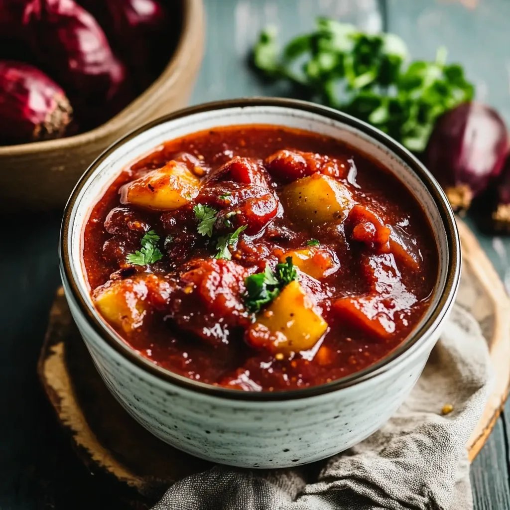 Pflaumen Chutney - Rezept mit Chili und Zimt