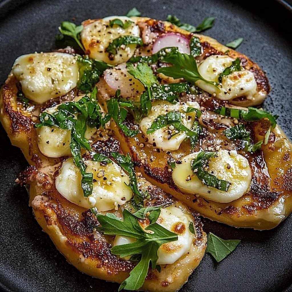 Gebackene Mozzarella-Blumenkohlsteaks