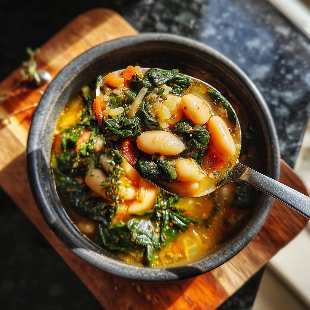 Mediterranean White Bean And Spinach Stew