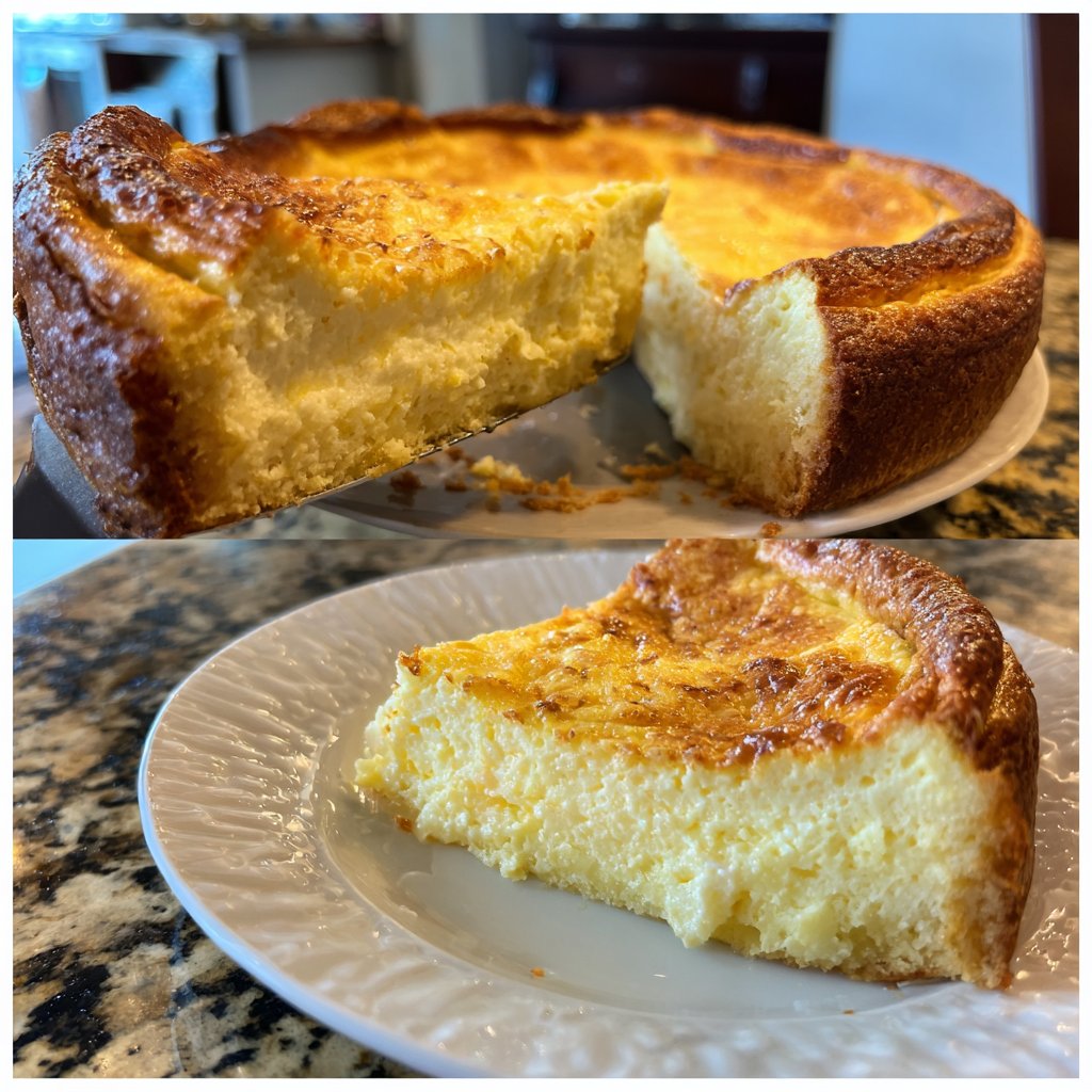 Käsekuchen ohne Boden